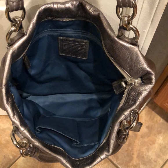 Silver Coach Purse - Picture 3 of 3